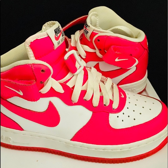 Nike Other - Hot pink nike Air Force 1 mid